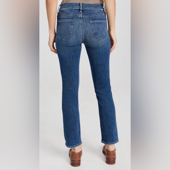 MOTHER -The Dazzler Hoover Getalongs Women's Cropped Straight Leg Jeans -size 25 - Picture 3 of 15